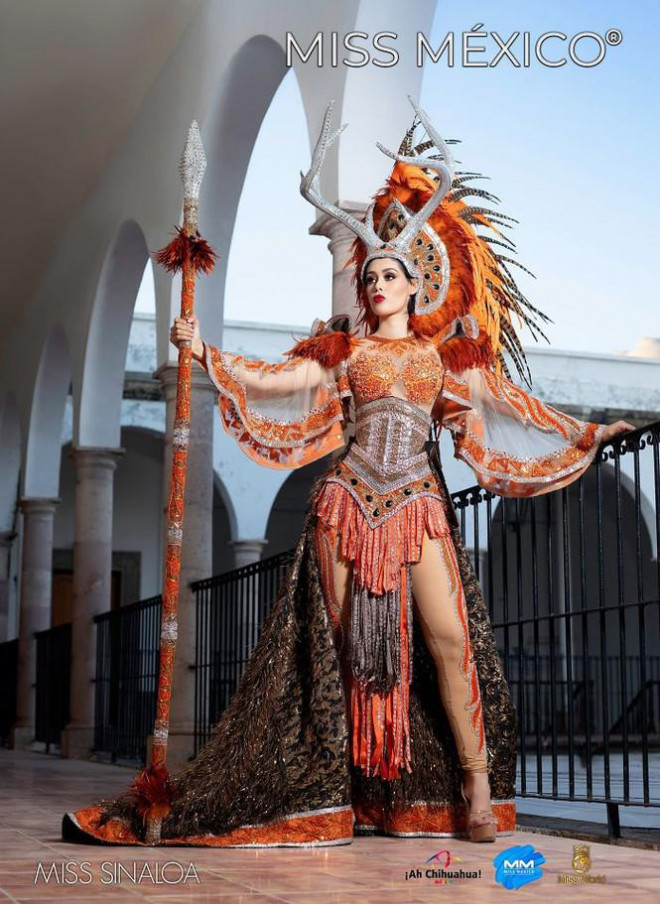Chiêm ngưỡng phần thi trang phục truyền thống độc nhất vô nhị của Hoa hậu Mexico 2020 - 3